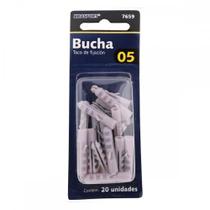 Cartela Bucha Fixacao Brasfort 05 Cartela Com 20 Pecas 7659