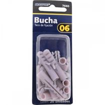 Cartela Bucha Fixacao Brasfort 06 Cartela Com 20 Pecas 7660