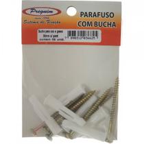 Cartela Bucha Fixacao Preguim Baiano/Gesso 06 Com Parafuso Com 06 Pecas 6625 Cartela Bucha Fixacao Preguim Baiano/Gesso 06 Com Parafuso Com 06 Pecas 6625