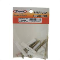 Cartela Bucha Fixacao Preguim Baiano/Gesso 06 Com Parafuso Com 06 Pecas 6625 Cartela Bucha Fixacao Preguim Baiano/Gesso 06 Com Parafuso Com 06 Pecas 6625