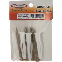 Cartela Bucha Fixacao Preguim Baiano/Gesso 08 Com Parafuso Com 04 Pecas 6632 Cartela Bucha Fixacao Preguim Baiano/Gesso 08 Com Parafuso Com 04 Pecas 6632