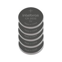 Cartela C/ 5 Baterias De Litio 3v Cr 2032 Intelbras