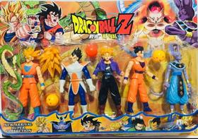 Cartela C/5 Bonecos Dragon Ball Z 15 CM - Click diversão