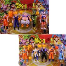 Cartela C/5 Bonecos Dragon Ball Z Goku Vegeta Broly Freeza - Elite