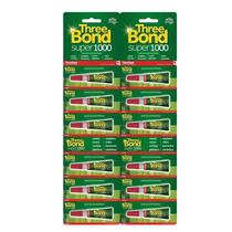 Cartela Cola Super 1000 Adesivo Instantâneo 12Un - ThreeBond