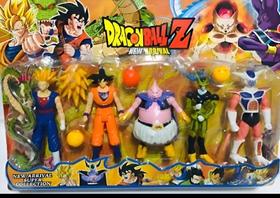 Cartela Coleção Dragon Ball Z Brinquedo Goku Vegeta Freezer