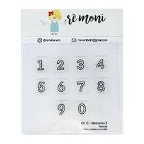 Cartela com 10 carimbos G-números Lilipop