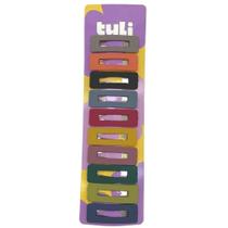 Cartela com 10 Presilhas Coloridas Greta - Tuli