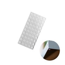 Cartela Com 100 Batentes de Silicone 8 Mm Adesivos