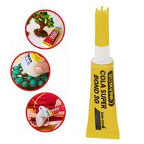 Cartela Com 12 Colas 3g Perfeita para Artesanato, Reparos em Geral e Trabalhos Manuais BOM1591