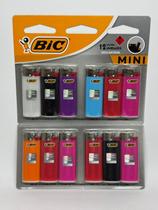 Cartela com 12 mini bic original