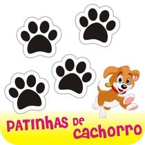 Cartela com 24 Adesivos - Patinhas De Cachorro - Pegadas Em Vinil Cartela com 24 Adesivos - Patinhas De Cachorro - Pegadas Em Vinil