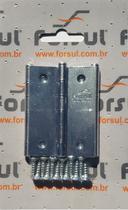 Cartela com 3 Dobradiças 2 1/2 para porta e janela N-1 Forsul Prata Cartela com 3 Dobradiças 2 1/2 para porta e janela N-1 Forsul Prata