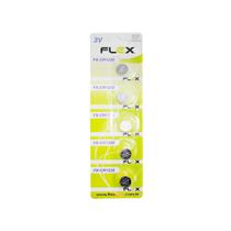 Cartela com 5 Baterias Botão CR1220 - 3V - Flex