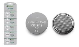Cartela Com 5 Baterias Botão Cr1616 3v Lithium Bap Energy