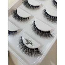 Cartela com 5 Pares de Cílios Postiços 3D H13 CAT (GATINHO)