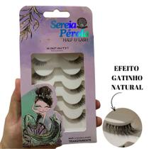 Cartela com 5 Pares de Cílios Postiços Cantinho Premium HINF Cartela com 5 Pares de Cílios Postiços Cantinho Premium HINF
