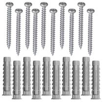 Cartela com Buchas de Nylon SX 6x30mm e Parafusos Cabeça Panela com 10 Peças - 600221 - FISCHER