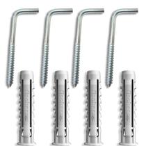 Cartela com Buchas de Nylon SX 8x40mm e Escápula com 4 Peças - 600215 - FISCHER