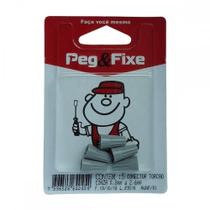 Cartela Conector Torcao Peg&Fixe 2,6Mm 5 Pecas Aunf/01