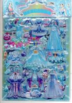 Cartela De Adesivo bonequinhas sortidos para criancas infantil