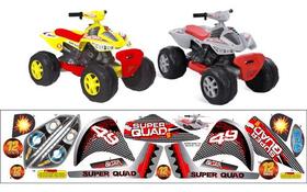 Cartela De Adesivo Do Super Quad. Da Bandeirante.