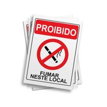 Cartela De Adesivo Sinalização Proibido Fumar Neste Local Cartela De Adesivo Sinalização Proibido Fumar Neste Local