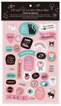 Cartela de Adesivos Gatos - Fina Ideia