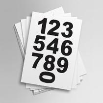 Cartela De Adesivos Numerais Para Brincar e/ou Identificar Cartela De Adesivos Numerais Para Brincar e/ou Identificar