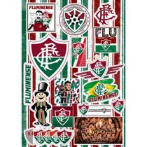 Cartela De Adesivos Personalizados Time - Futebol Carro Moto Bike Motocross Caminhão Super Qualidade