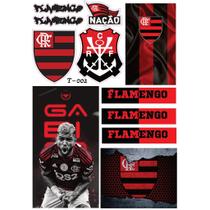 Cartela De Adesivos Personalizados Time - Futebol Carro Moto Bike Motocross Caminhão Super Qualidade