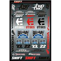 Cartela de Adesivos Shift Two Two Motorsports Cartela de Adesivos Shift Two Two Motorsports