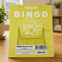 Cartela de Bingo 96 Folhas - Amarela