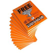 Cartela De Bingo Com 1500 Fls Free Bingo Pc 15 Bl 10x8cm