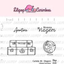 Cartela de Carimbos M "Viagem" Lilipop