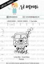 Cartela de carimbos mini good vibes remoni
