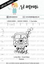 Cartela de carimbos mini good vibes remoni