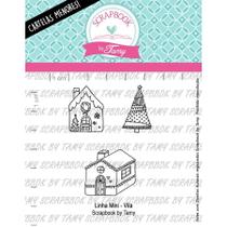 Cartela de Carimbos Mini - Vila - Scrapbook by Tamy Cod 71000058 - 01 Unidade - Rizzo