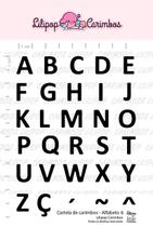 Cartela de Carimbos Transparente Alfabeto 6 - Lilipop