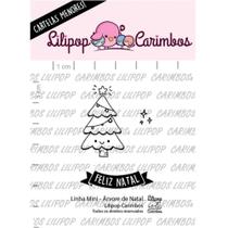Cartela de Carimbos Transparente Mini Árvore de Natal - Lilipop