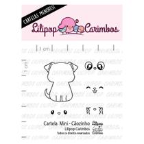 Cartela de Carimbos Transparente Mini Cãozinho - Lilipop