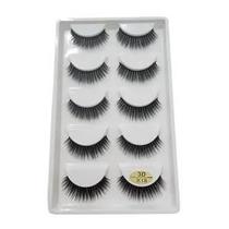 Cartela de Cílios 5 pares 3D X18