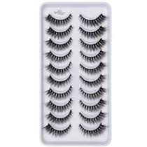 Cartela de Cilios Postiços 10 Pares H13 Mini Cat