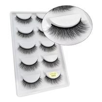 Cartela de Cílios Postiços 3D 05 Pares - G805 Cartela de Cílios Postiços 3D 05 Pares - G805
