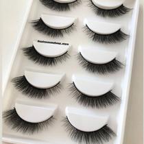 Cartela De Cílios Postiços 5 Pares 3D Fox Eyes