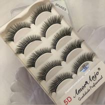 Cartela de Cílios Postiços 5 Pares 5D-19 - Amor Anjo Cartela de Cílios Postiços 5 Pares 5D-19 - Amor Anjo