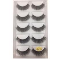 Cartela de Cilios Posticos com 5 pares - G810 Cartela de Cilios Posticos com 5 pares - G810