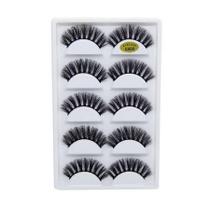 Cartela de cilios postiços com 5 pares - modelo g800 Cartela de cilios postiços com 5 pares - modelo g800