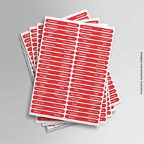Cartela de Etiquetas Identificação de Fios Cartela de Etiquetas Identificação de Fios