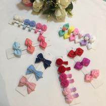 Cartela de laços para bebê lacinhos